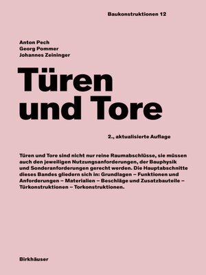 cover image of Türen und Tore